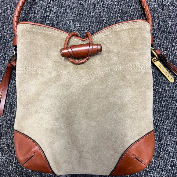 Isabel Marant Porte Epaule Taggy Bag in Khaki - Picture 3 of 7